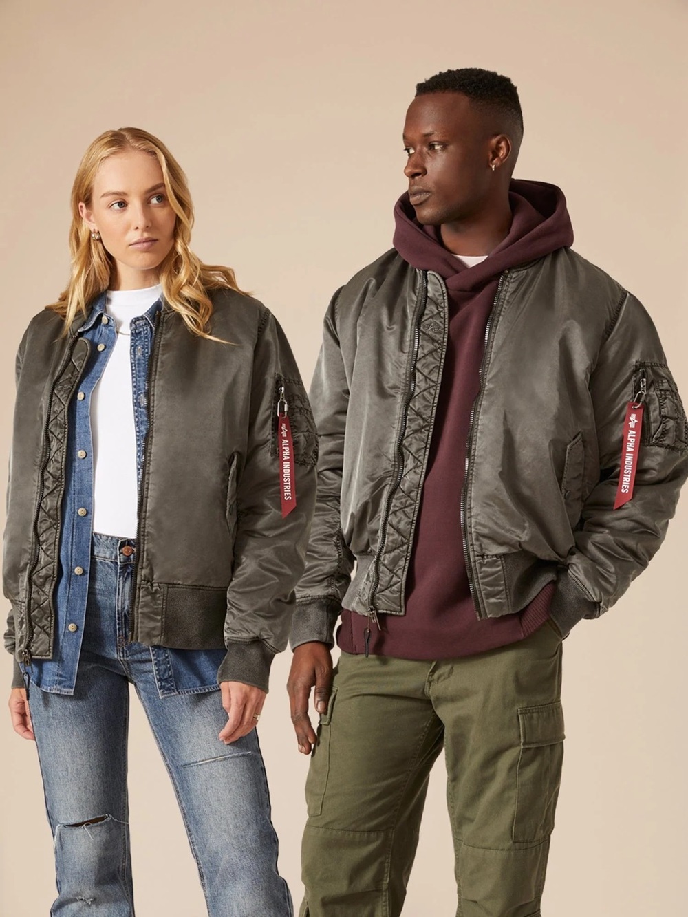 Alpha industry military jacket XS